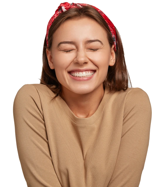 Smiling Blossom Hill Dental patient